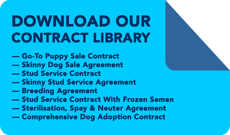 puppy sales contract library