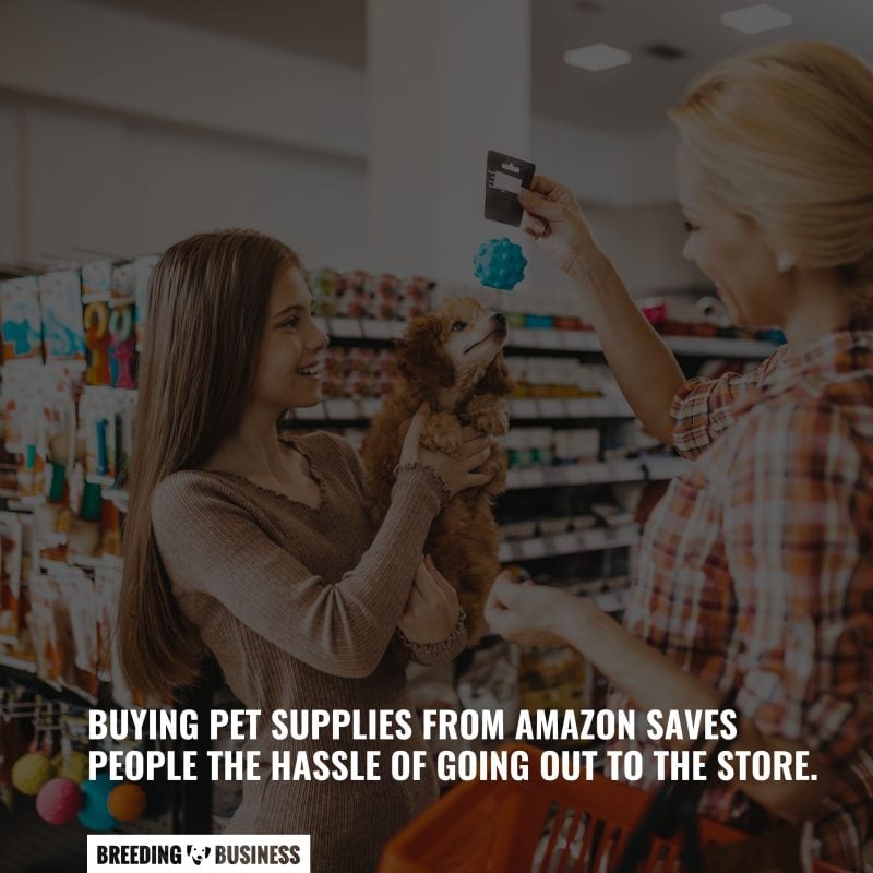 purchasing pet supplies from amazon